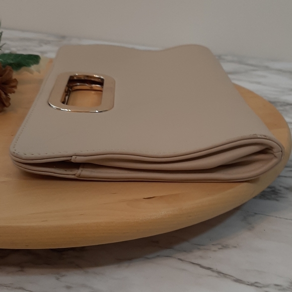 Call it spring beige rectangular hand clut… - Picture 11 of 16